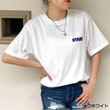 オフホワイト | 《アメコミDOG×サガラ刺繍》レディース 半袖 Tシャツ | GORGE 