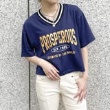 ラインリブVネックTシャツレディース 天竺 半袖Tシャツ | GORGE | 詳細画像7