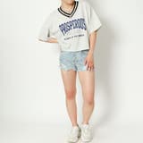 ラインリブVネックTシャツレディース 天竺 半袖Tシャツ | GORGE | 詳細画像9