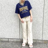 ラインリブVネックTシャツレディース 天竺 半袖Tシャツ | GORGE | 詳細画像10