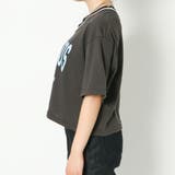 ラインリブVネックTシャツレディース 天竺 半袖Tシャツ | GORGE | 詳細画像3