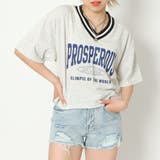 ラインリブVネックTシャツレディース 天竺 半袖Tシャツ | GORGE | 詳細画像6