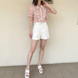 ベルト付きジョーゼットショートパンツ | GORGE | 詳細画像12