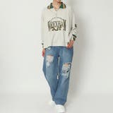 襟付き刺しゅう長袖Ｔシャツ | GORGE  | 詳細画像13 