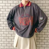 襟付き刺しゅう長袖Ｔシャツ | GORGE  | 詳細画像15 