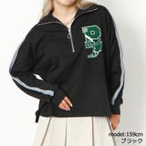 ブラック | 袖ラインハーフZIP | GORGE