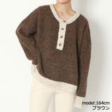 ブラウン | ヘンリーニットプルオーバー | GORGE 