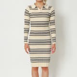 襟付きボーダーワンピース | GORGE | 詳細画像2