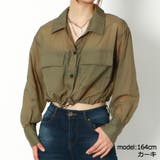 カーキ | 短丈ナイロンシャツ | GORGE