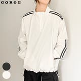 ライン入りスタンドプルオーバー | GORGE | 詳細画像1