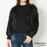 ブラック | ケーブルシャギーニット | GORGE 