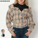 短丈レイヤードシャツ | GORGE | 詳細画像1