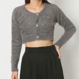 ラインストーンシャギーカーディガン | GORGE | 詳細画像7