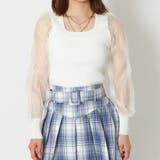 袖シアースクエアリブニット | GORGE  | 詳細画像2