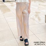 オフホワイト | キラキラプリーツパンツ | GORGE