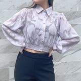 シアー花柄ショートブラウス | GORGE  | 詳細画像7 
