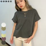 ポケ付きコットンＴシャツ | GORGE  | 詳細画像1 