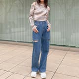 《肩あき×細ボーダー》レディース リブ ニット | GORGE  | 詳細画像12 