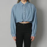 ハートボタンデニムショートシャツ | GORGE  | 詳細画像2 