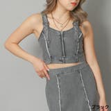 ブラック | ZIPビスチェ | GORGE