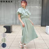 ボウタイフリル袖ワンピース | GORGE  | 詳細画像1 