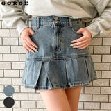 レディース デニム ミニスカート | GORGE | 詳細画像1