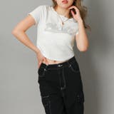 テレコリブボタンロゴＴシャツ | GORGE  | 詳細画像7 