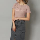 テレコリブボタンロゴＴシャツ | GORGE  | 詳細画像8 