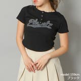 ブラック | テレコリブボタンロゴＴシャツ | GORGE 