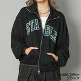 ブラック | フルZipスタンドロゴカーディガン | GORGE