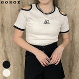 肩開きハートワンポイントＴｏｐｓ | GORGE  | 詳細画像1 