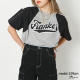 グレー | レディース 発泡プリント ラグランTシャツ | GORGE