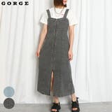 ZIPデニムロングワンピース | GORGE | 詳細画像1