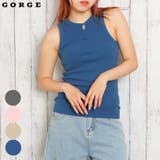 ピグメント刺しゅうタンクトップ | GORGE | 詳細画像1