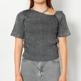 アシメギャザーニットプルオーバー | GORGE | 詳細画像2