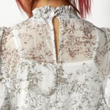 シフォンフラワープリントシャーリングワンピース | GORGE | 詳細画像10
