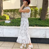 シフォンフラワープリントシャーリングワンピース | GORGE | 詳細画像11