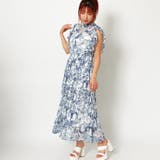 シフォンフラワープリントシャーリングワンピース | GORGE | 詳細画像12