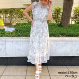 シフォンフラワープリントシャーリングワンピース | GORGE | 詳細画像2