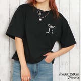 リボン刺しゅうTシャツ | GORGE | 詳細画像4