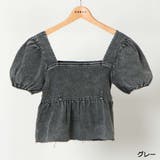 デニムオフショルプルオーバー | GORGE | 詳細画像3