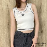 ライン刺しゅうタンク | GORGE  | 詳細画像3 