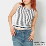 裾ロゴボーダータンク | GORGE | 詳細画像2