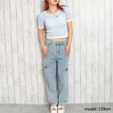 コード刺しゅう配色半袖ニットプルオーバー | GORGE  | 詳細画像11 