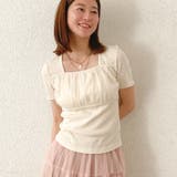 テレコ重ねシアーＴシャツ | GORGE  | 詳細画像10 