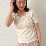 テレコ重ねシアーＴシャツ | GORGE  | 詳細画像12 