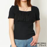 テレコ重ねシアーＴシャツ | GORGE  | 詳細画像3 