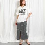フロッキープリントロゴTシャツ | GORGE | 詳細画像6