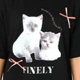 《立体リボン×猫プリント》レディース 半袖Tシャツ クロップド丈 | GORGE  | 詳細画像9 