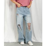 レディース ダメージデニム ワイドパンツ | GORGE | 詳細画像12